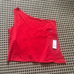 Hollister Bright Red Off-Shoulder Top NWT XXL